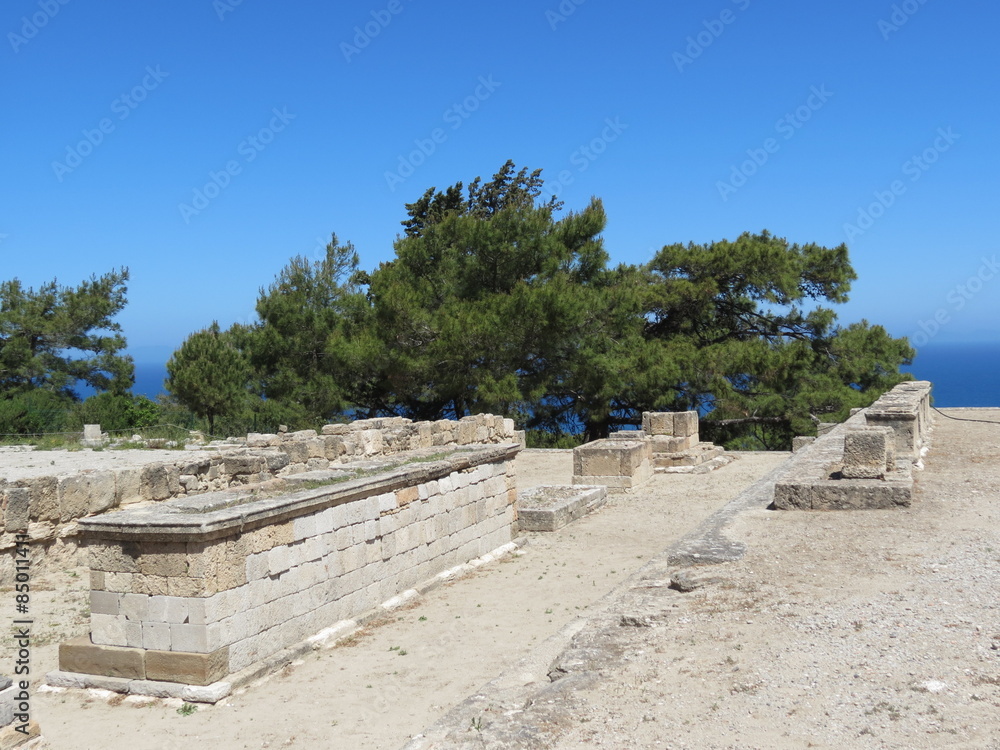 Grèce - Ile de Rhodes - Kamiros - Sanctuaire