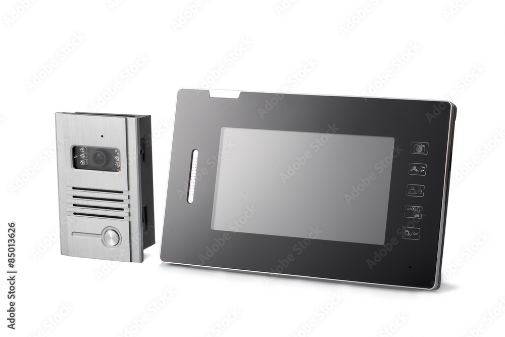 Video intercom with sensor touch screen for protecting public and private placements Video intercom with sensor touch screen for protecting public and private placements