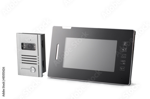 Video intercom with sensor touch screen for protecting public and private placements © romashokk