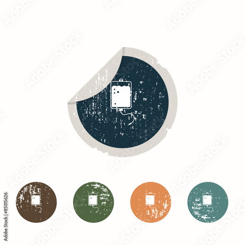 Medical dropper icon