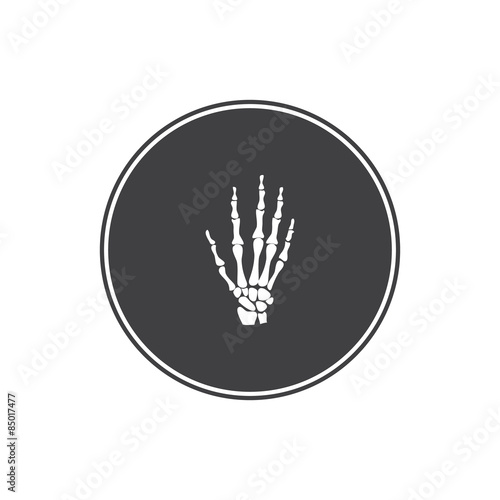 Hand sceleton icon