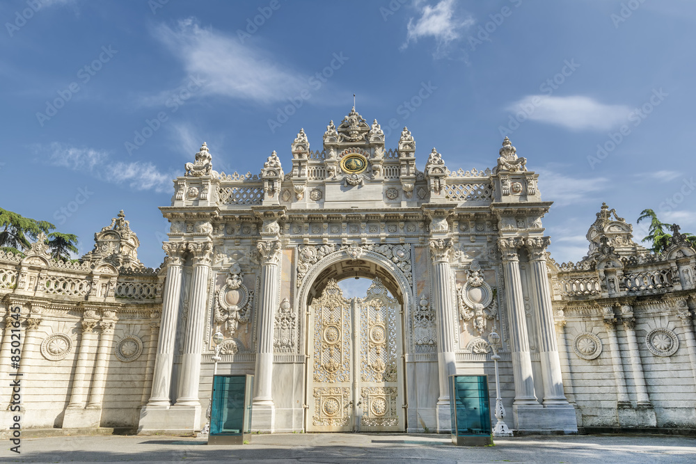 Gate of The Sultan, Dolmabahce Palace, Istanbul, Turkey