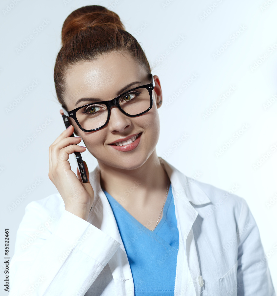Remote medical consultation concept Remote medical consultation concept