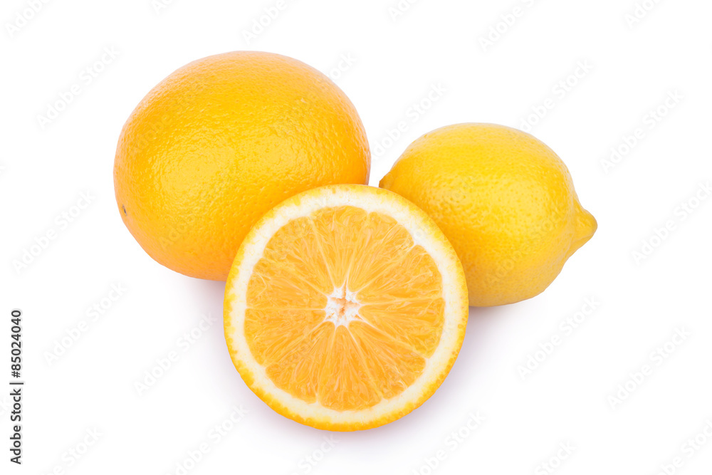fresh orange and lemon fresh orange and lemon