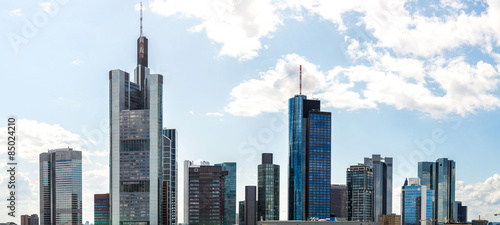 Financial district in Frankfurt