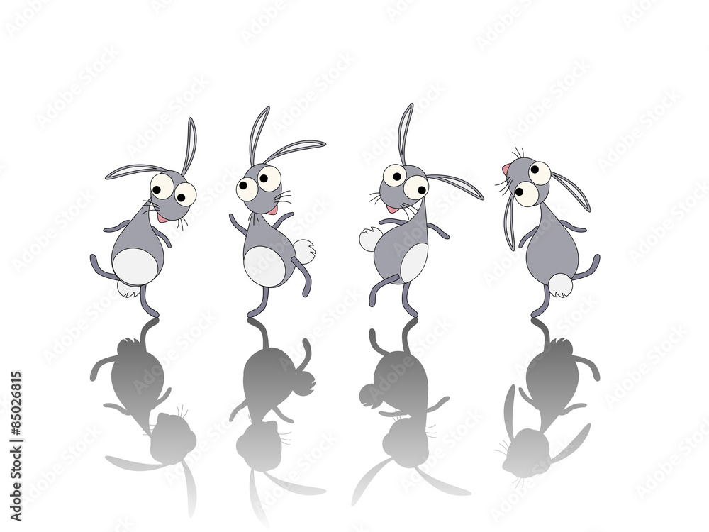 Cartoon rabbit Cartoon rabbit