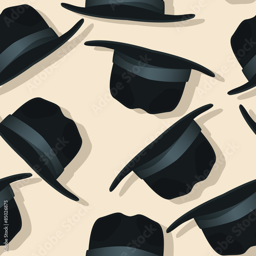 Flying hats pattern