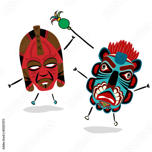 Ancient shaman characters