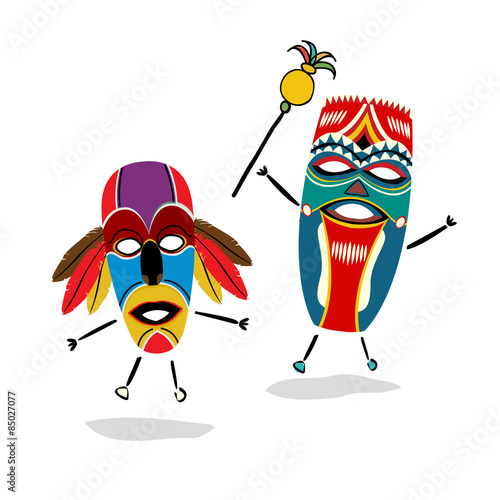 Ancient shaman characters