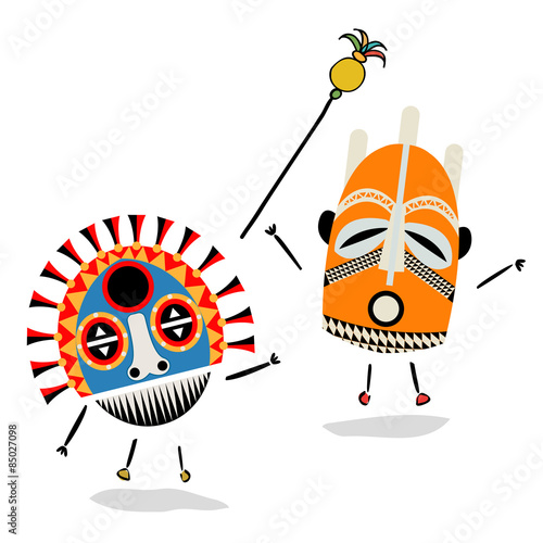 Ancient shaman characters