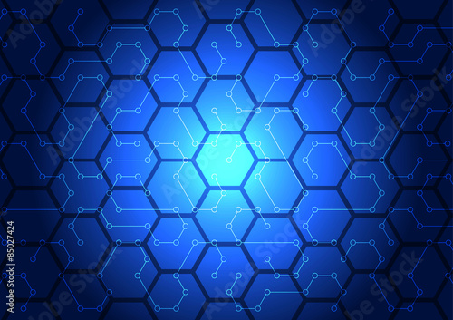 vector circuit technology texture, abstract background