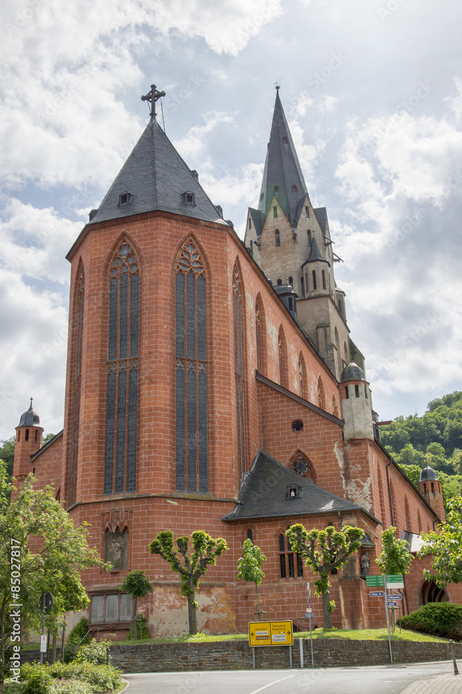 Liebfrauenkirche in Oberwesel am Rhein, Deutschland