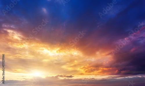 sunset sky © Leonid Tit