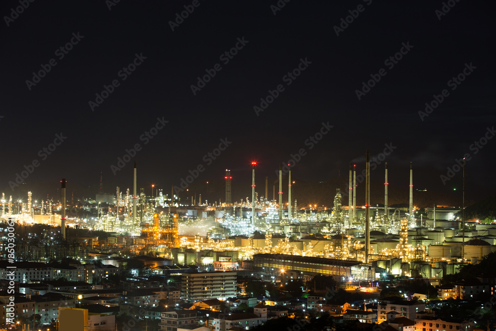 Oil refinery industry big Beautiful