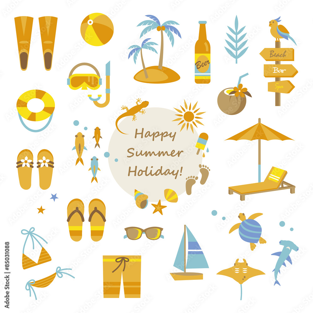 Happy summer holiday! Happy summer holiday!