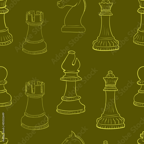 Seamless chess contour