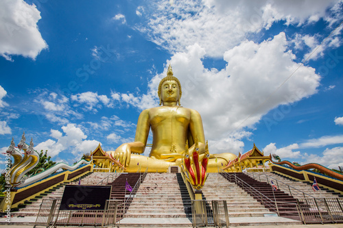 Big Buddha  Wat Muang Golden attractions.