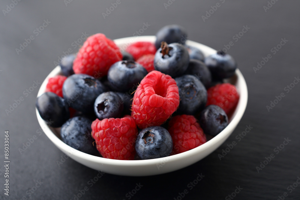 Fresh berries in a bowl Fresh berries in a bowl