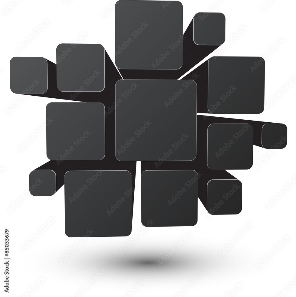 Bubble black infographics design. Bubble black infographics design.