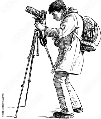person photographing