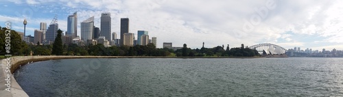 Sydney City from Mrs Macquarie Point  
