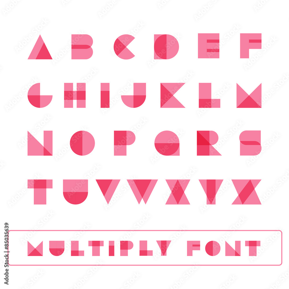 Multiply geometric elements letters. Design elements Multiply geometric elements letters. Design elements