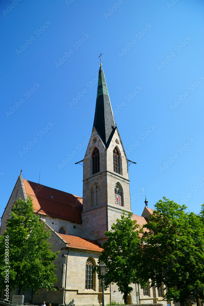 Heilig Kreuz Kirche -Münster- in der Stadt Rottweil Heilig Kreuz Kirche -Münster- in der Stadt Rottweil