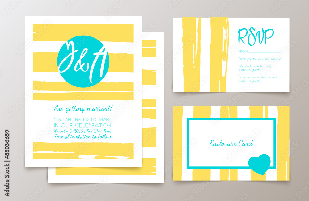 Cute fashionable cards and invitations.