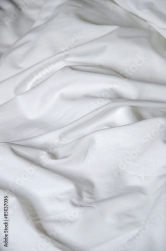 Texture of white fabric