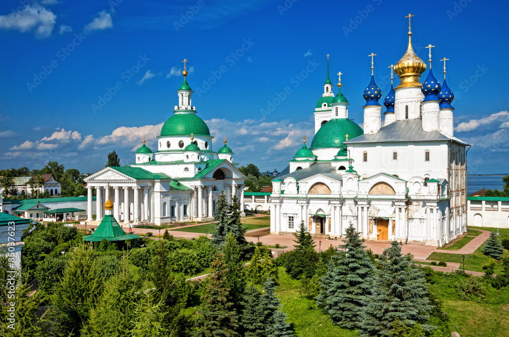 Spaso-Yakovlevsky Monastery in Rostov. Golden Ring of Russia.