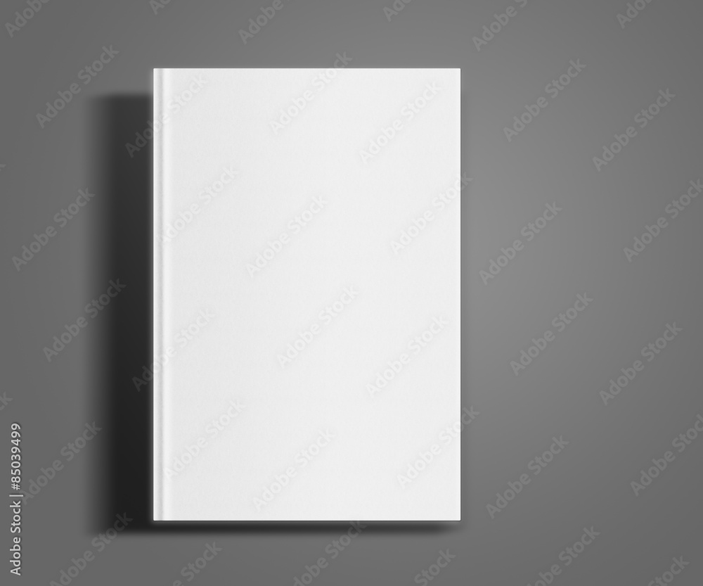 Blank book cover template. Blank book cover template.