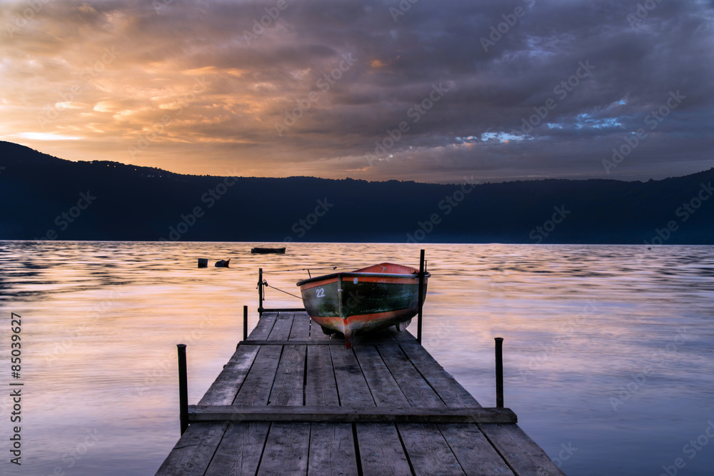 Fototapeta premium Alba Lago di Albano