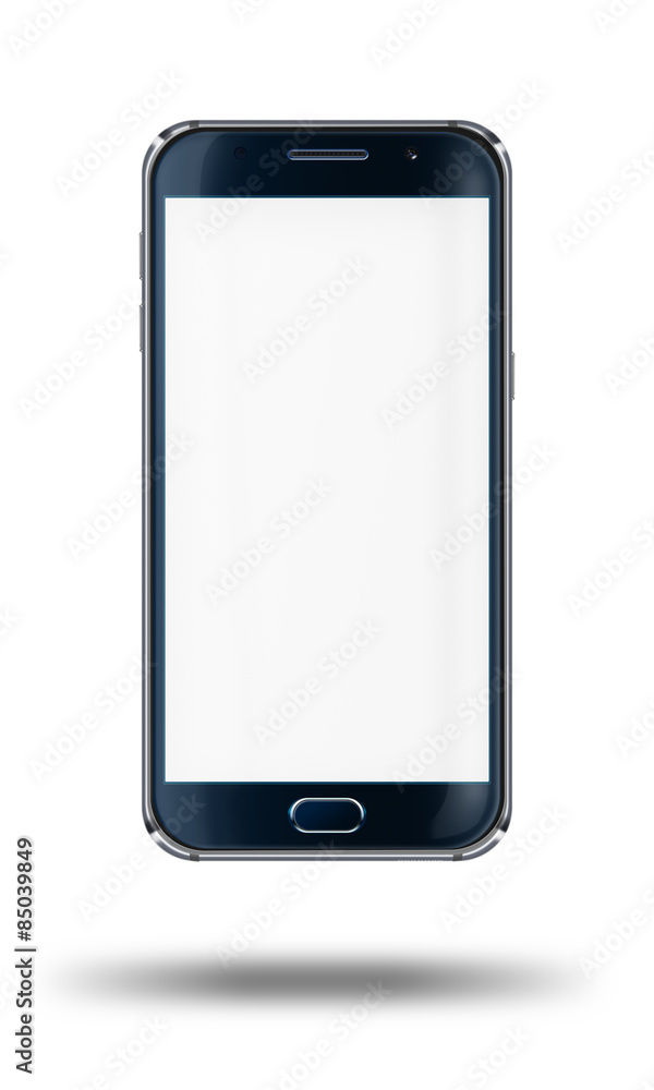 Mobile phone with blank screen. Mobile phone with blank screen.