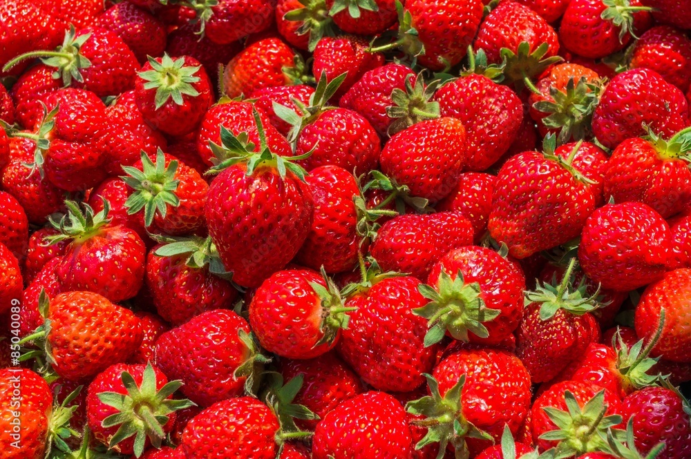 Background from fresh ripe strawberries Background from fresh ripe strawberries