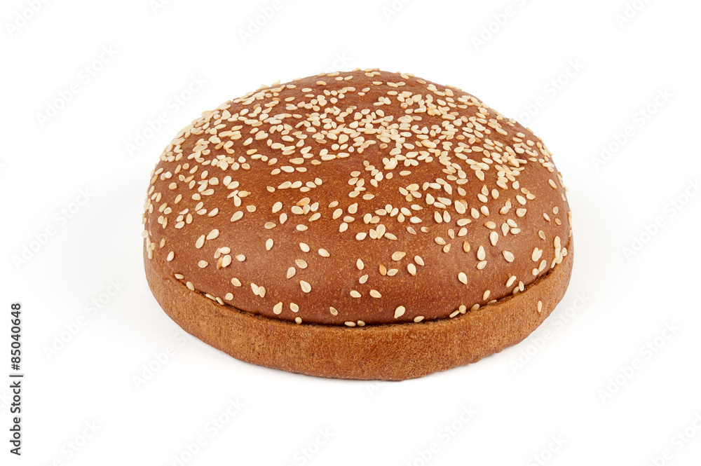 Dark bun for hamburger Dark bun for hamburger
