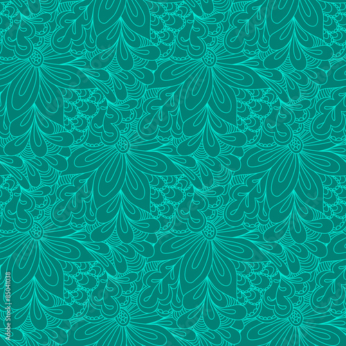 Abstract seamless doodle pattern