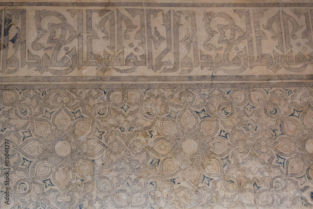 details from the 14th century Oljeitu mausoleum in Soltaniyeh, Iran details from the 14th century Oljeitu mausoleum in Soltaniyeh, Iran