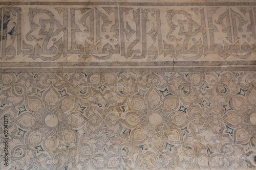 details from the 14th century Oljeitu mausoleum in Soltaniyeh, Iran