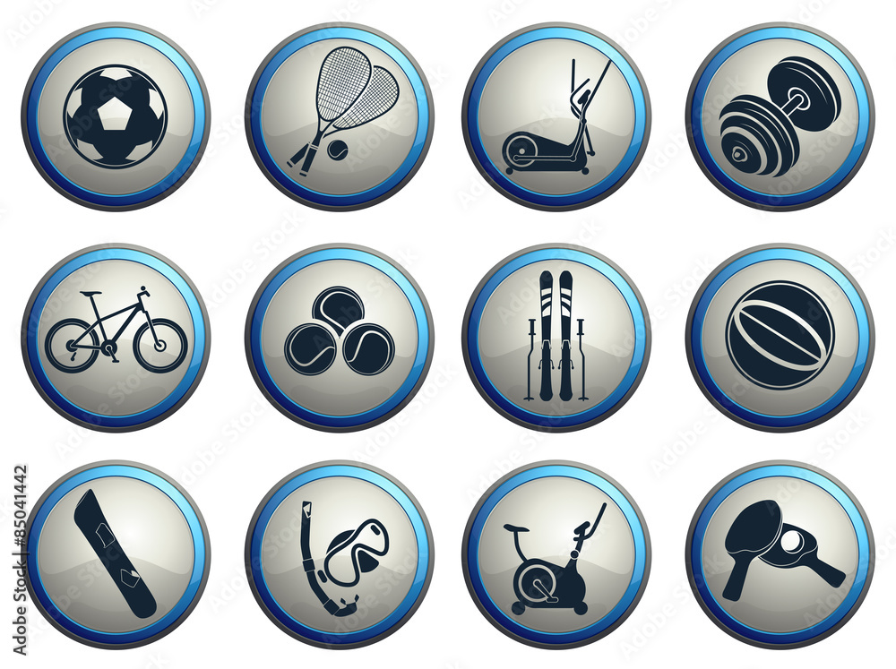 sport equipment symbols