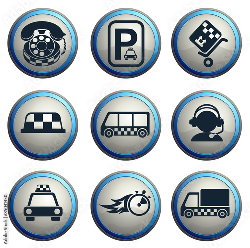 Symbols of taxi services