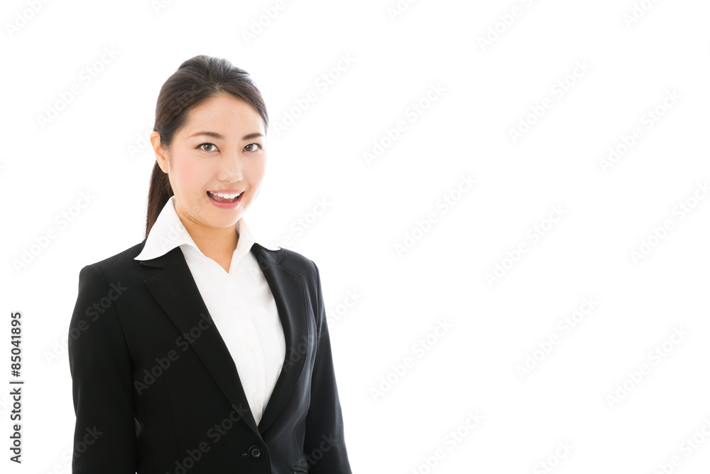 asian businesswoman on white background asian businesswoman on white background