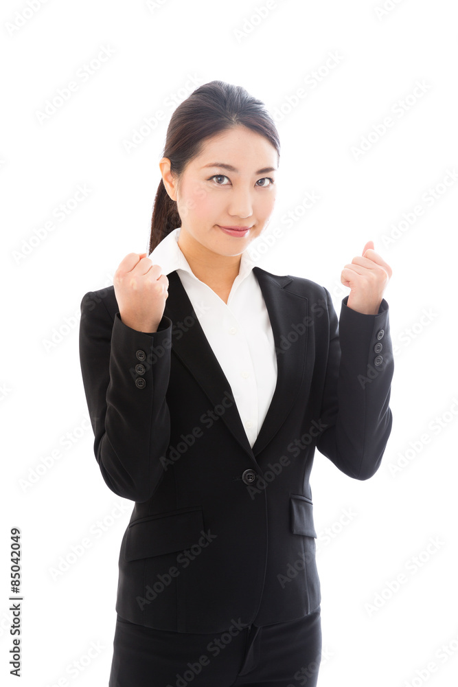 asian businesswoman on white background asian businesswoman on white background