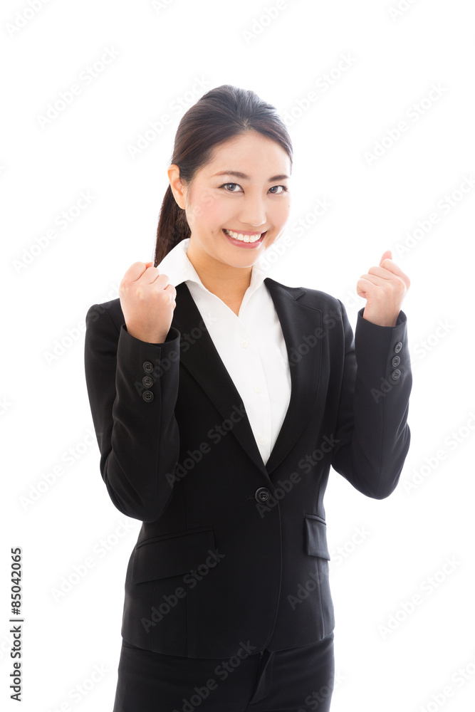 asian businesswoman on white background asian businesswoman on white background