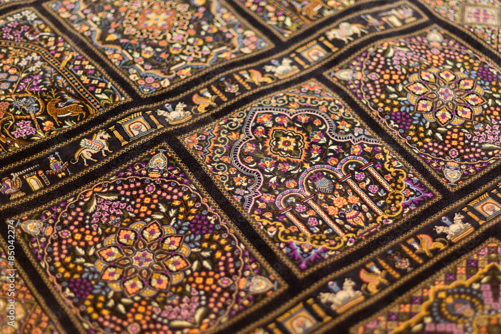 rugs for sale in the Isfahan bazaar, Iran