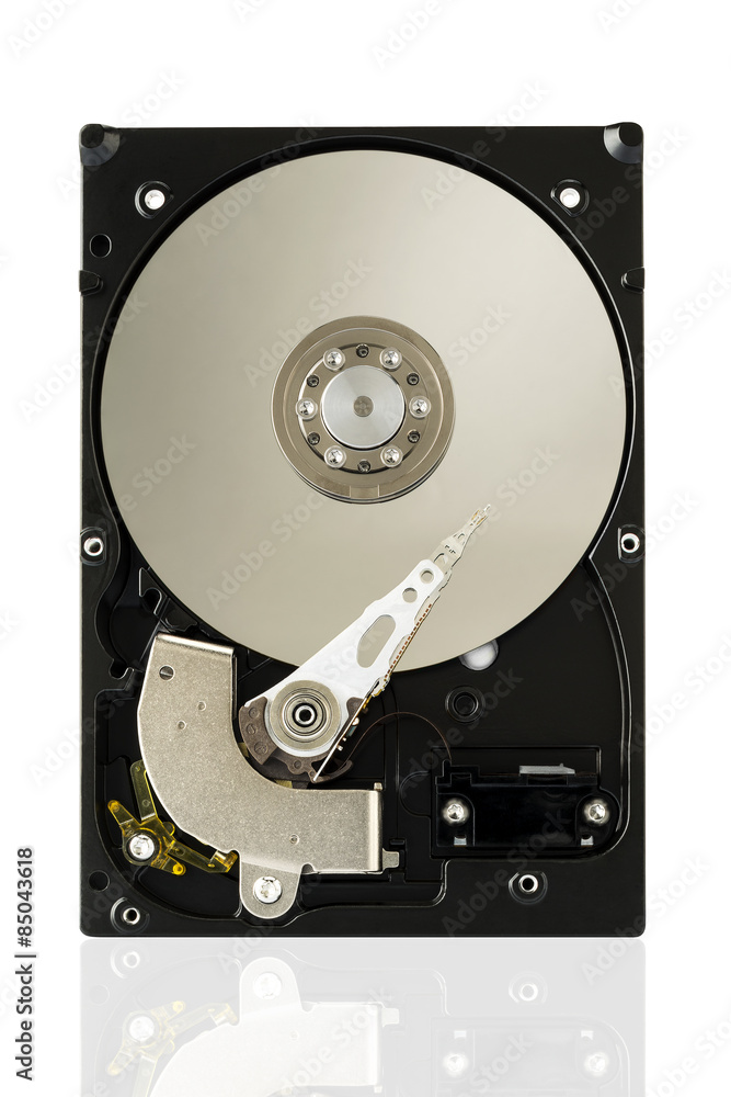 Harddisk Drive on white isolated background with clipping path. Harddisk Drive on white isolated background with clipping path.