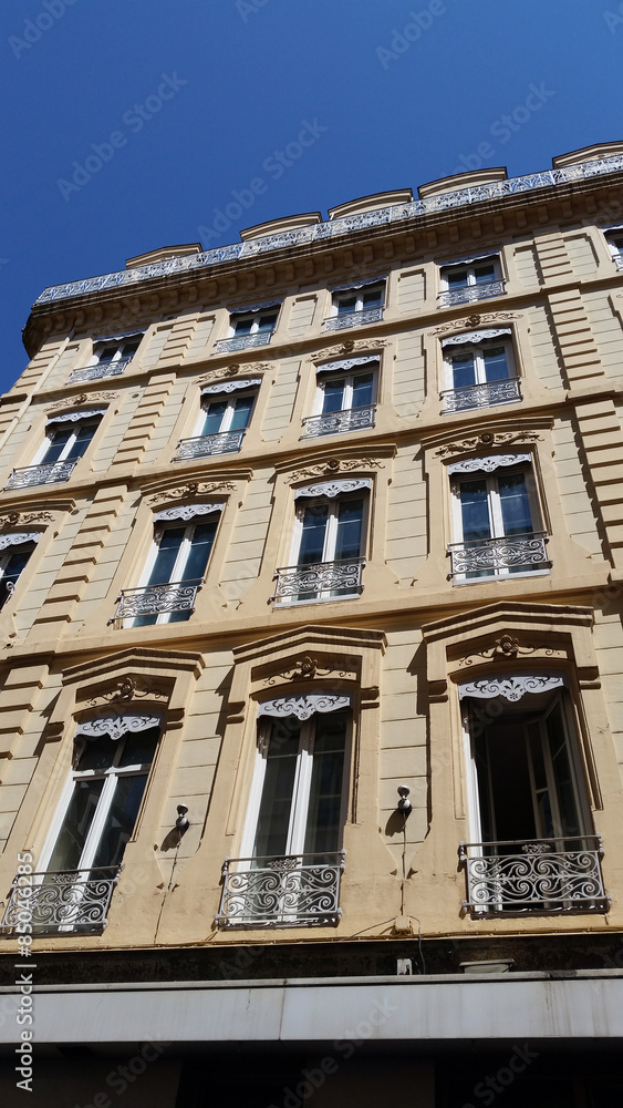Window of a traditional building of the city of Lyon