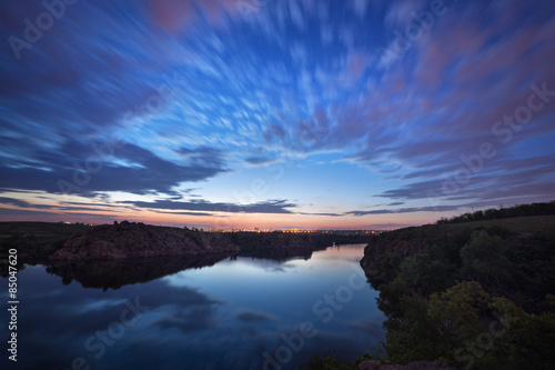 Beautiful night sky at the ...