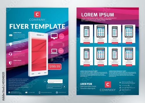 Vector Business Flyer Template for Business Purpose