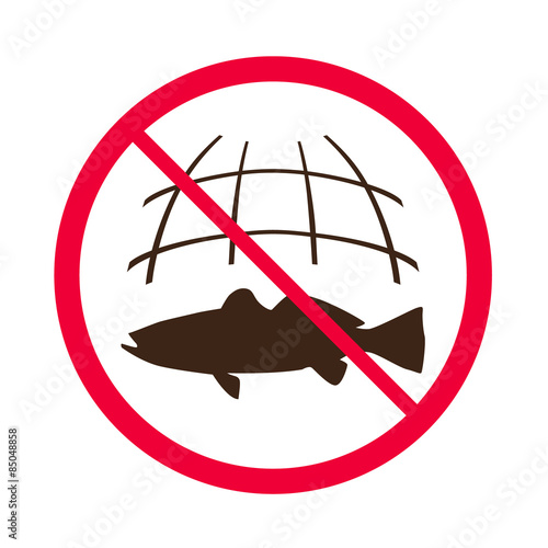 No fishing sign