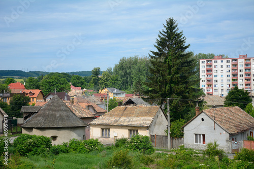 Wallpaper Mural City scene, Filekovo, Slovakia Torontodigital.ca